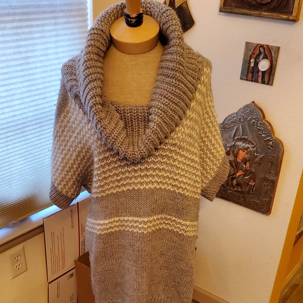 Loft cowl neck tunic sweater